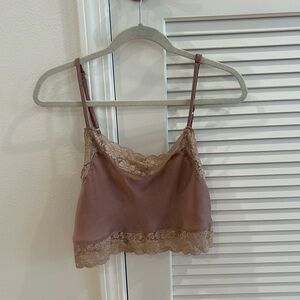 Brandy Melville Satin & Lace Cami